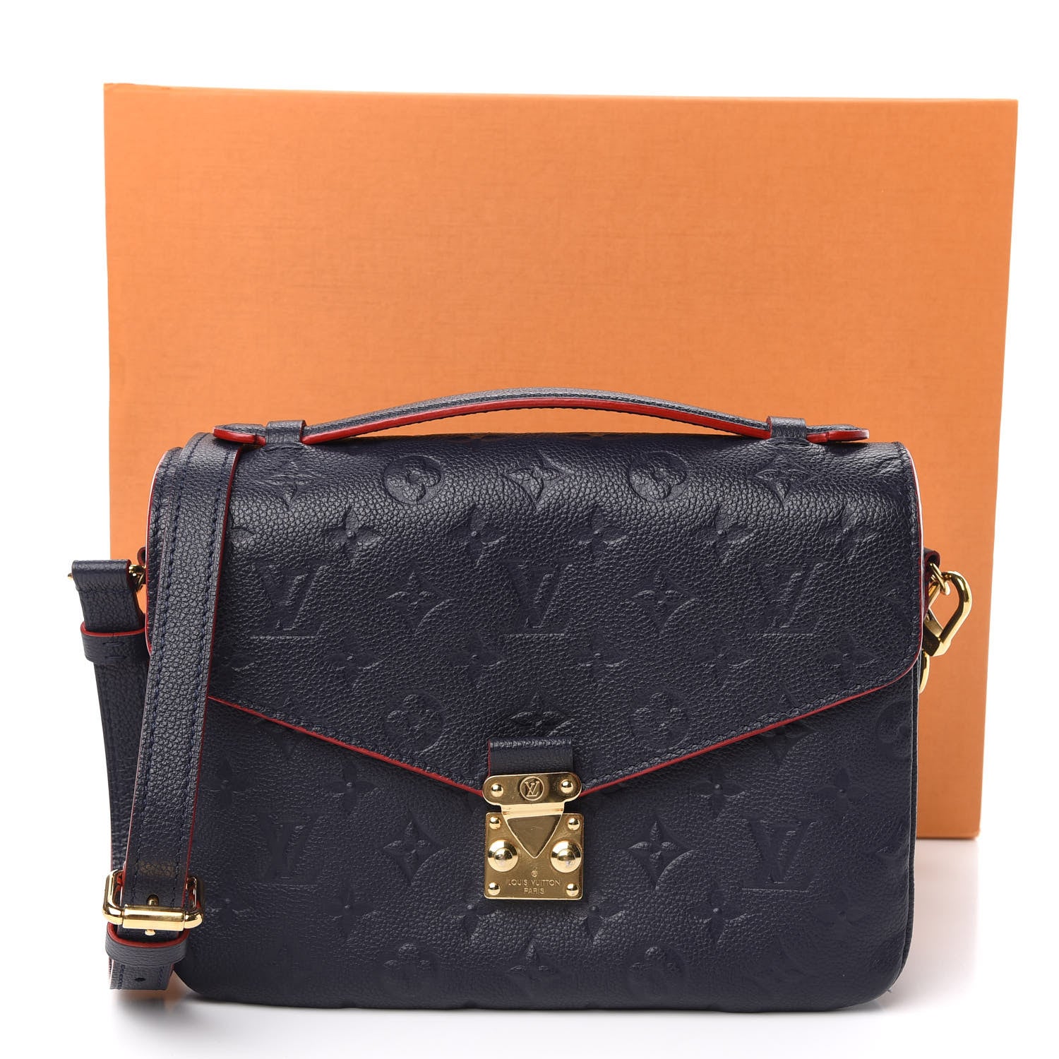 Louis Vuitton Empreinte Pochette Metis Marine Rouge 12 of 12