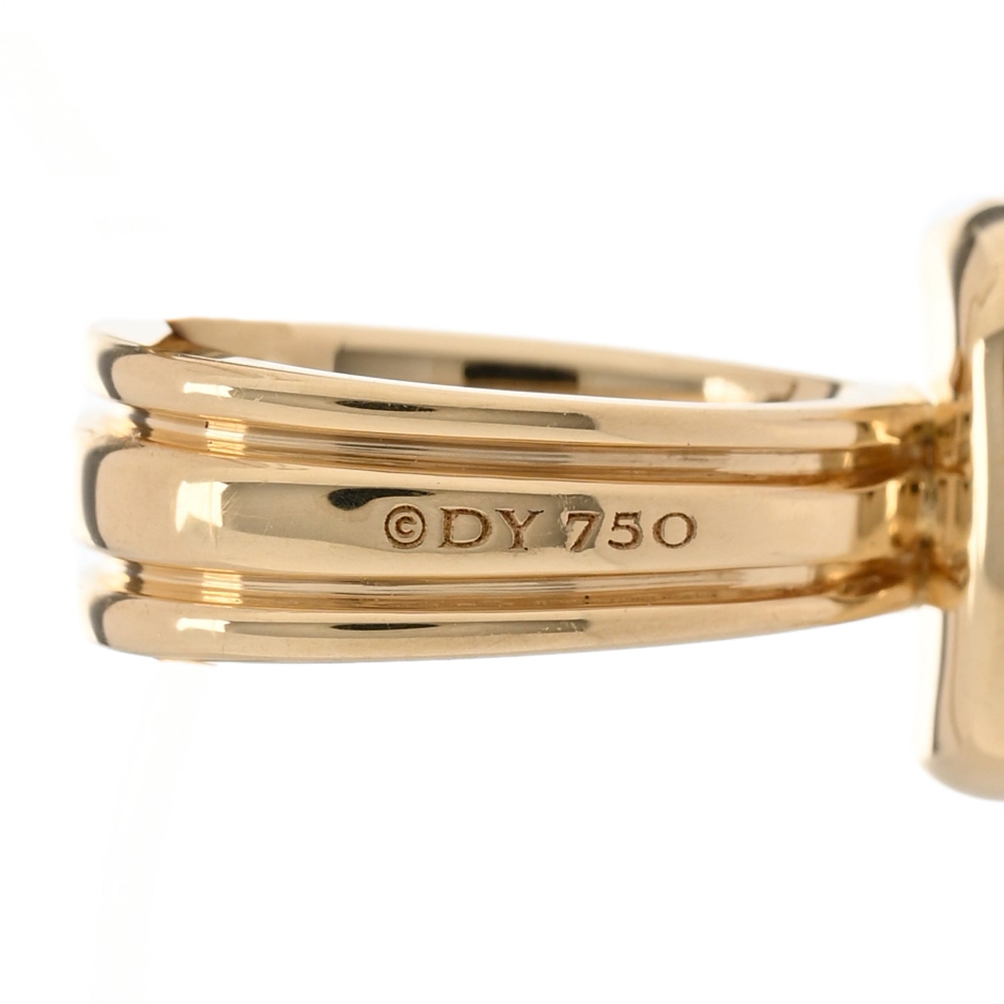 18K Yellow Gold Diamond Chevron Cross Pendant
