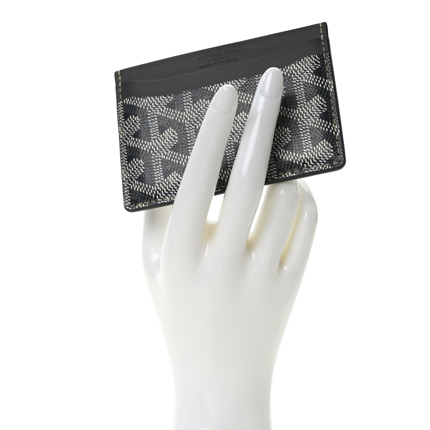 Goyardine Saint Sulpice Card Holder Grey