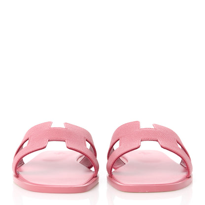 Hermes Epsom Oran Sandals 39 Rose De Venise 2 of 8