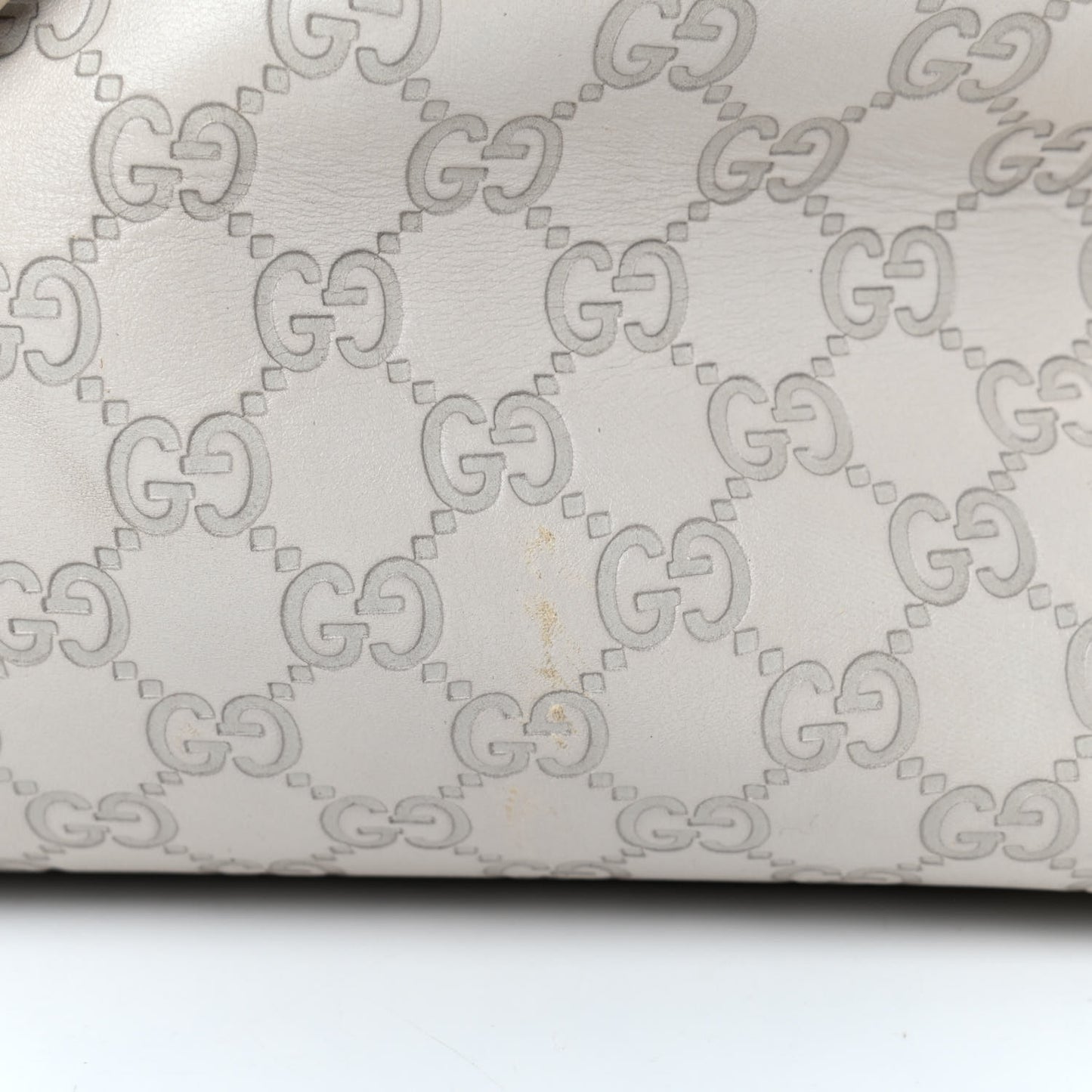 Guccissima Piston Tote Off White