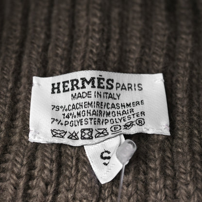 Hermes Cashmere Knit Filipa Beanie Hat S Gris Nuage 4 of 5