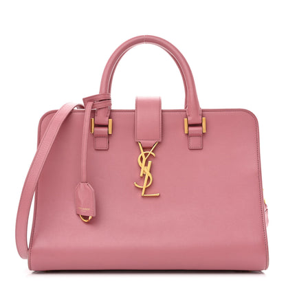 Saint Laurent Smooth Calfskin Small Monogram Cabas Vieux Rose 1 of 15