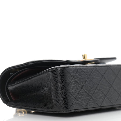 Chanel Caviar Quilted Small Double Flap Black 10 of 11