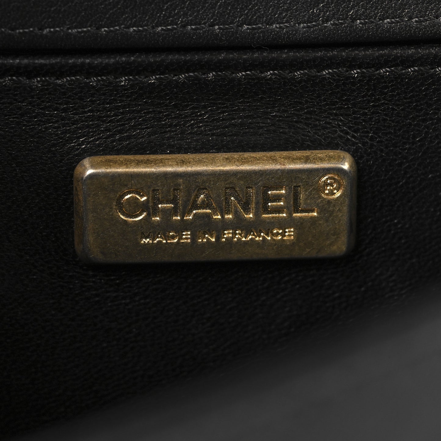 Snakeskin Calfskin Small Boy Flap Gold