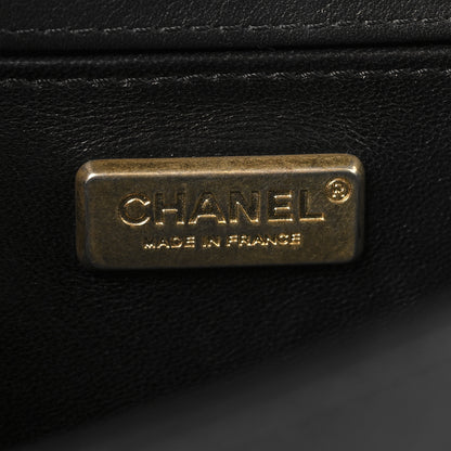 Chanel Snakeskin Calfskin Small Boy Flap Gold 6 of 12