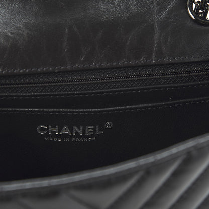 Chanel Aged Calfskin Chevron Quilted 2.55 Reissue Mini Flap So Black 5 of 10