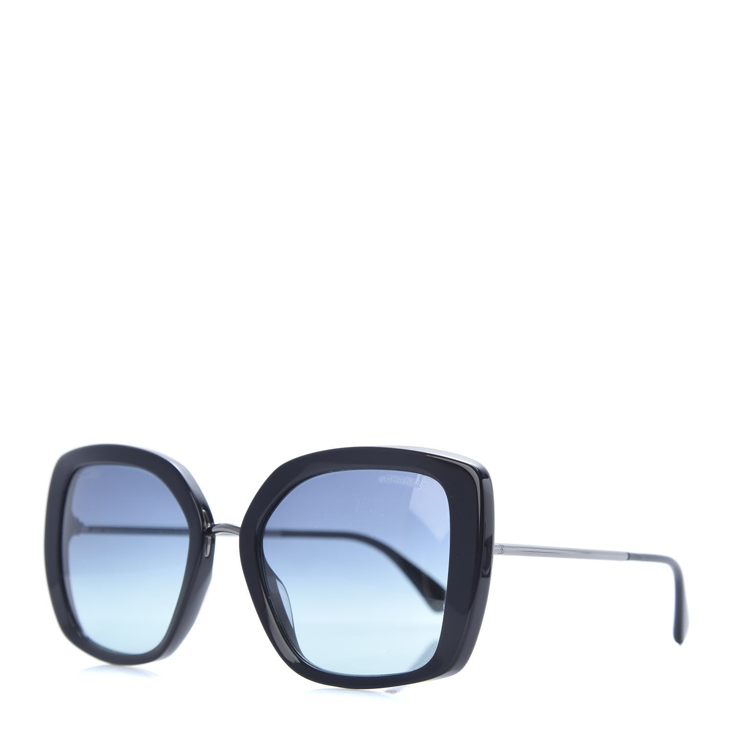 Chanel Acetate Sunglasses 5401-A Black Blue 1 of 8