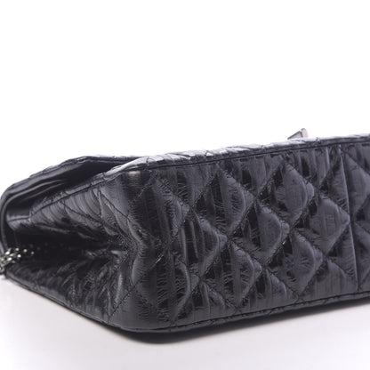 Chanel Metallic Calfskin Striped 2.55 Reissue 227 Flap Black 8 of 11
