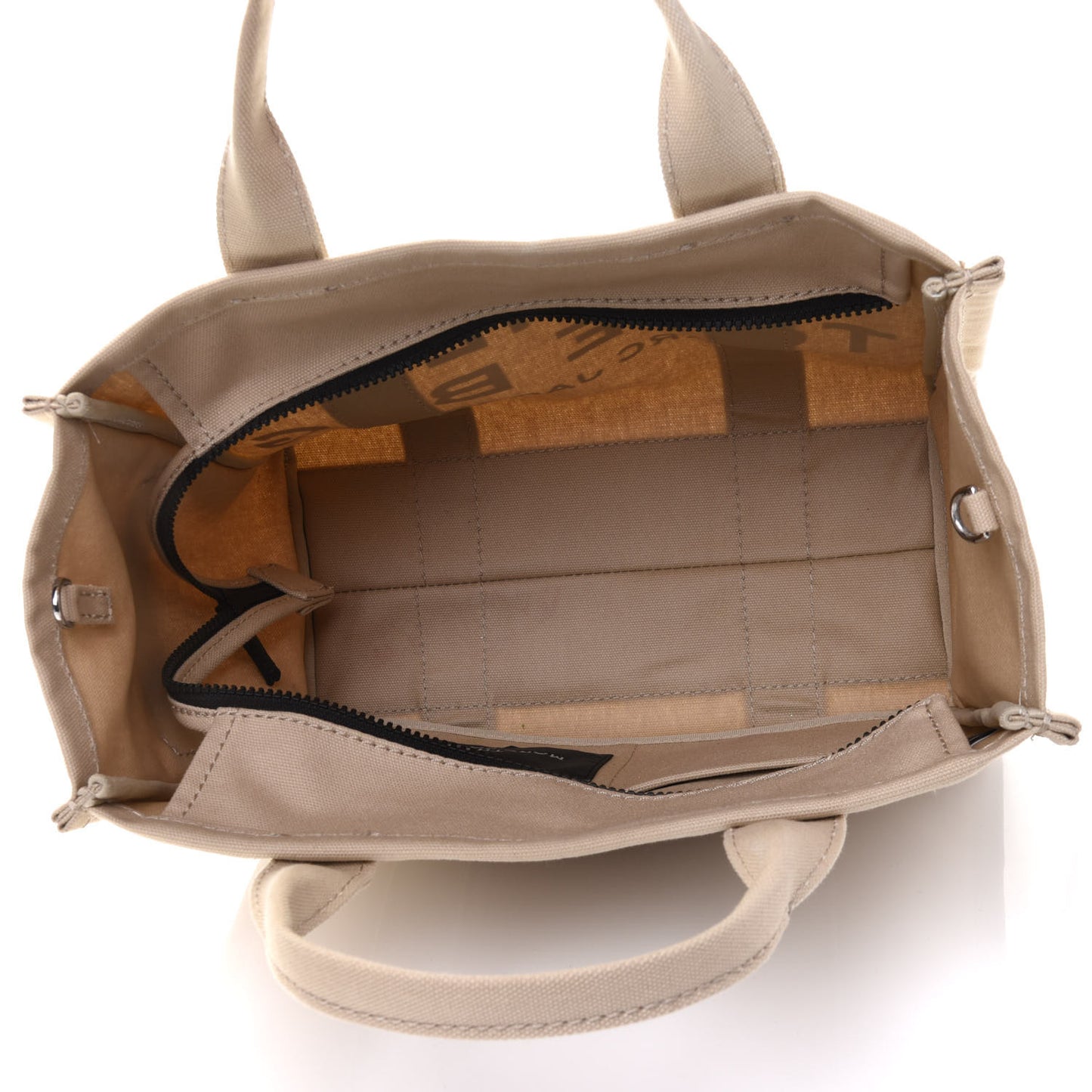 Cotton Canvas Medium The Traveler Tote Bag Beige