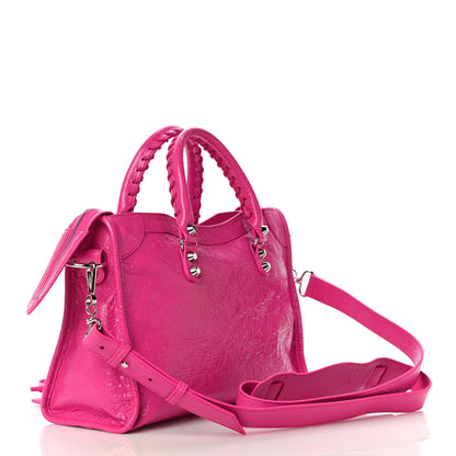 Balenciaga Agneau Classic Silver Hardware S City Fuchsia 2 of 9