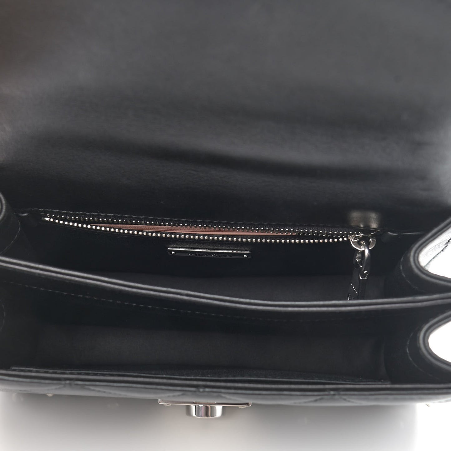 Pattina Nappa Crystal Studded Borchie Flap Bag Black