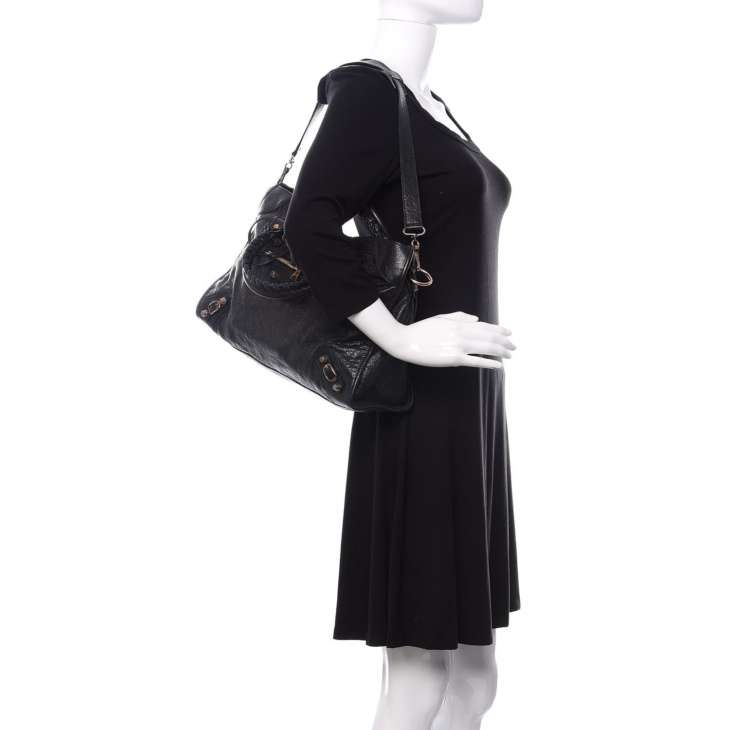 Balenciaga Agneau Giant 12 Rose Gold Hardware City Black 2 of 11