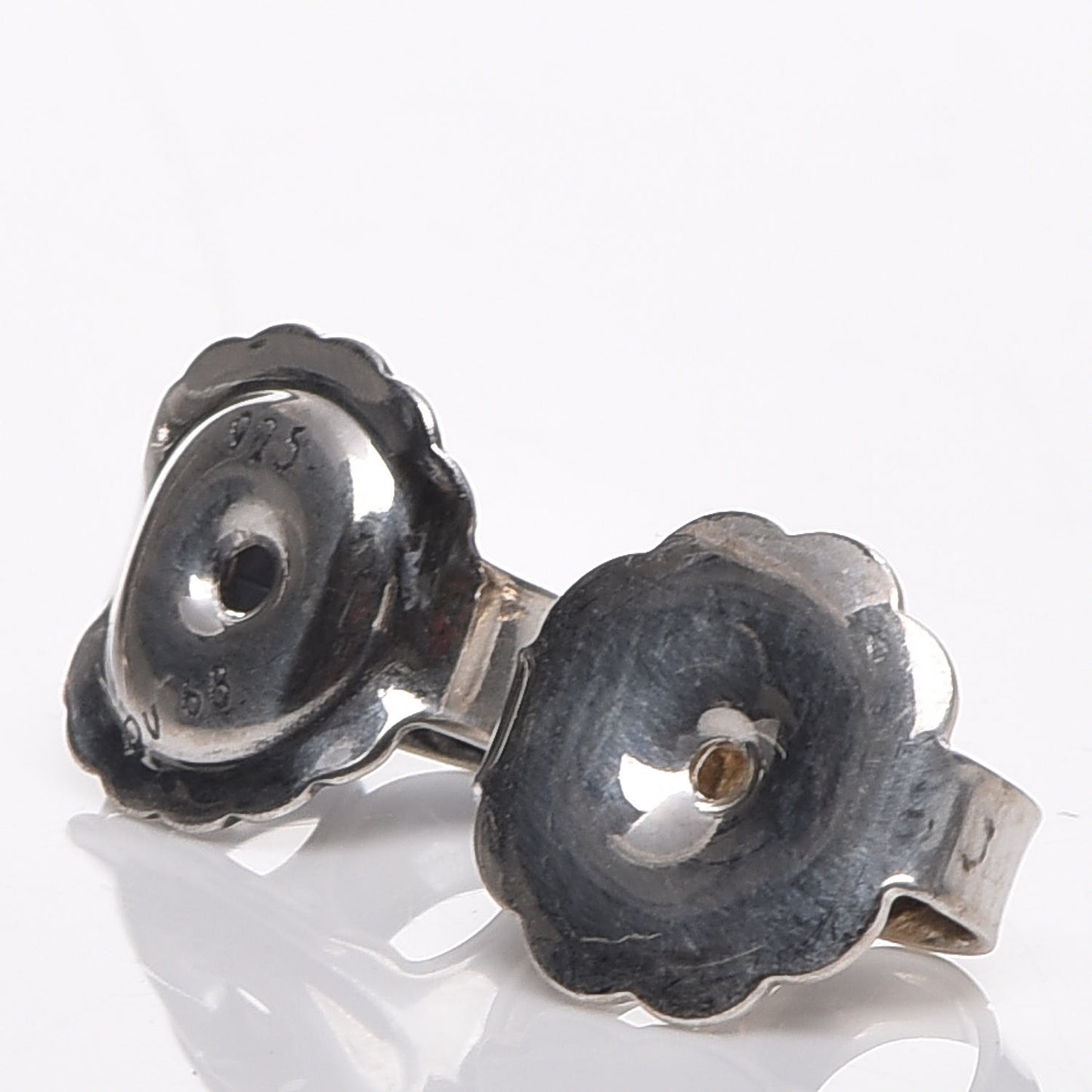Sterling Silver Diamond Prasiolite 7mm Petite Albion Earrings