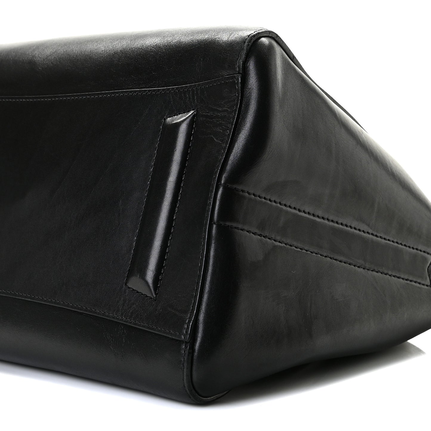 Shiny Lord Calfskin Medium Antigona Black