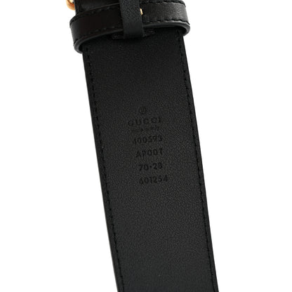 Gucci Calfskin Double G 40mm Belt 70 28 Black 5 of 6