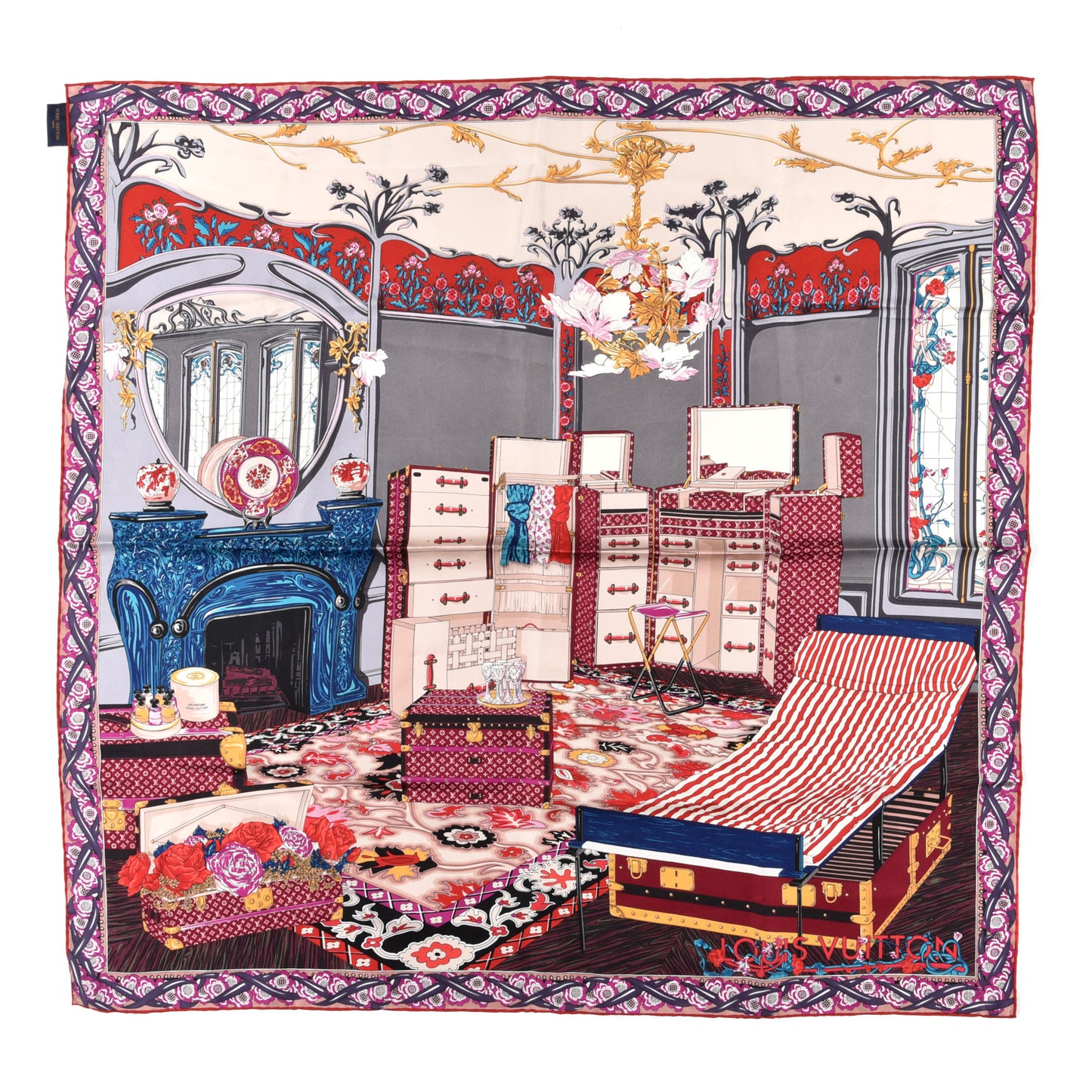 Silk Trunks Scarf Multicolor