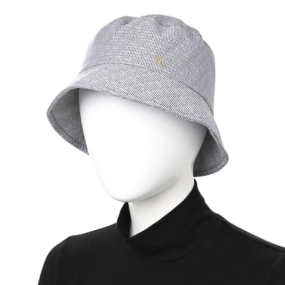 Chanel Cotton Bucket Hat M Navy White 2 of 10