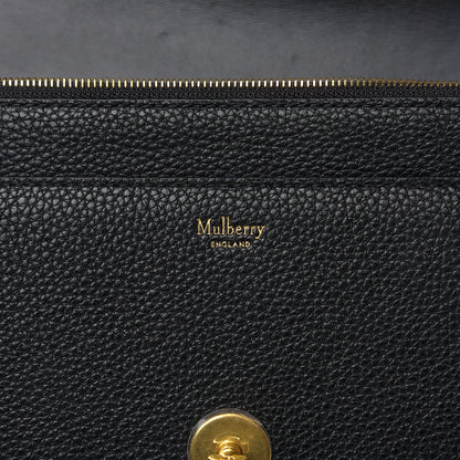 Mulberry Small Classic Grain Calfskin Darley Black 6 of 10