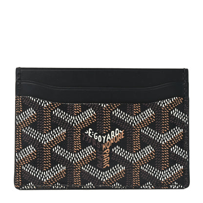 Goyard Goyardine Saint Sulpice Card Holder Black 1 of 7