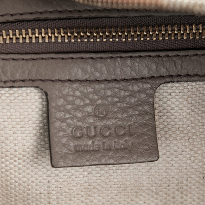 Gucci Pebbled Calfskin Medium Soho Hobo New Fango 6 of 7