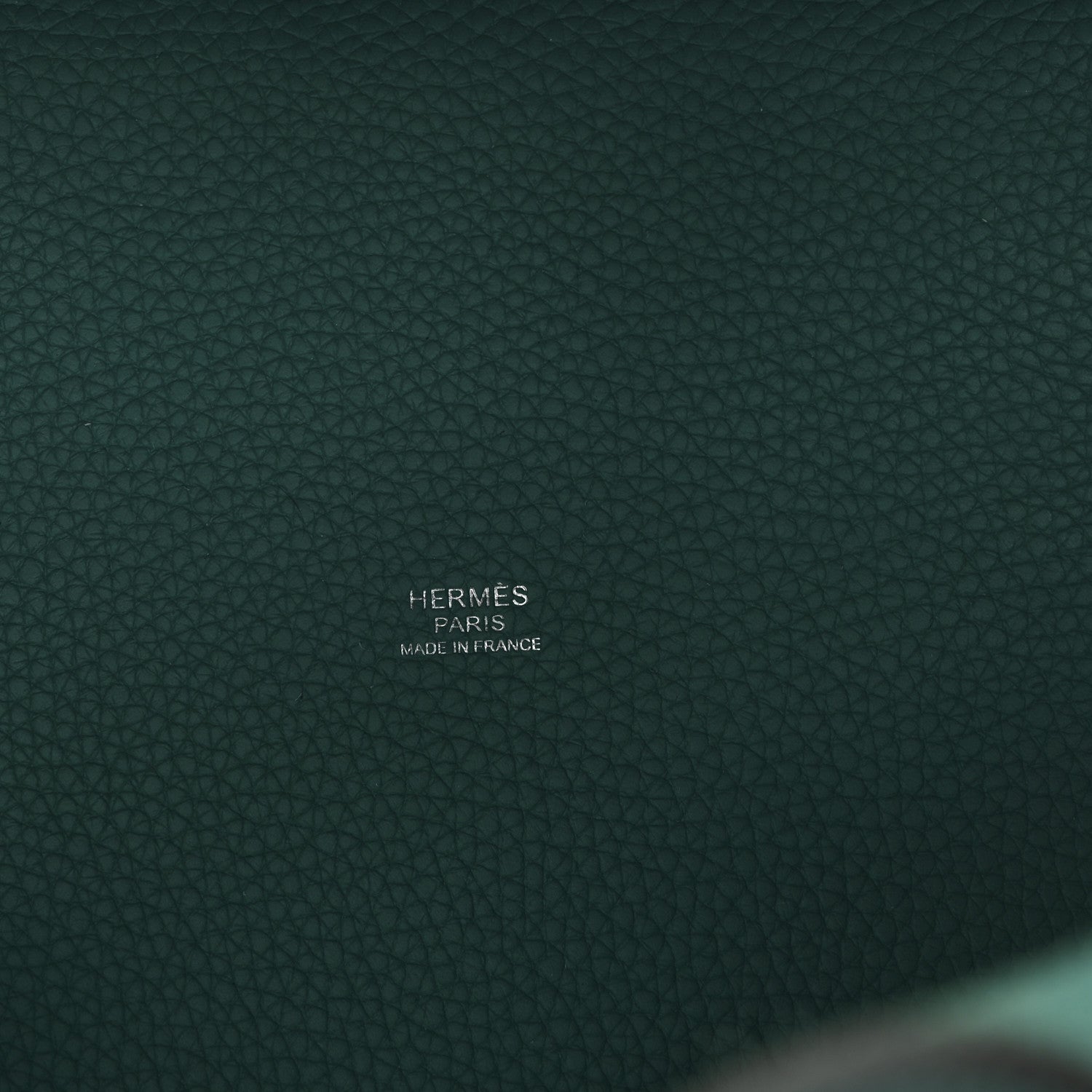 Hermes Taurillon Clemence Swift Eclat Picotin Lock 22 MM Vert Verone Bleu De Prusse 6 of 10