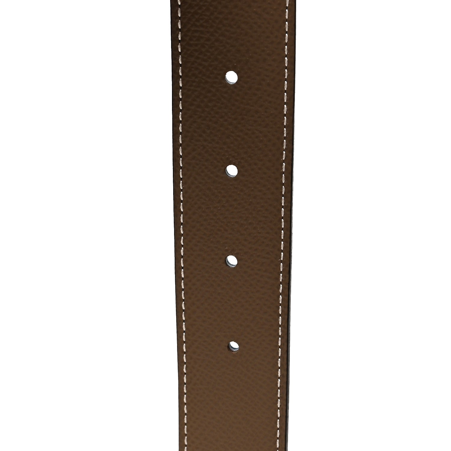 Hermes Epsom 32mm H Belt 80 Bleu Frida Etoupe 7 of 8