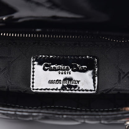 Christian Dior Patent Cannage Mini Lady Dior Black 6 of 12