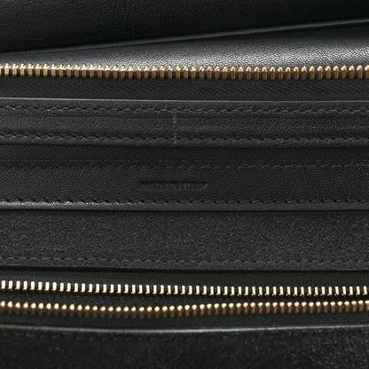 Celine Supple Shiny Lambskin Medium Smiling New Luggage Black 7 of 10