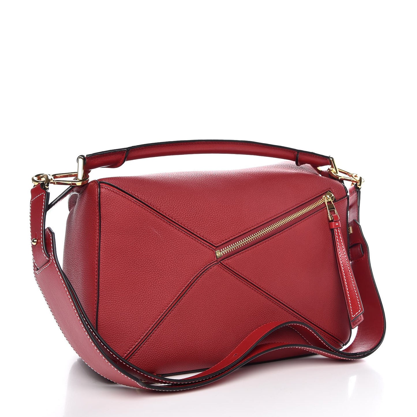 Calfskin Puzzle Bag Rouge