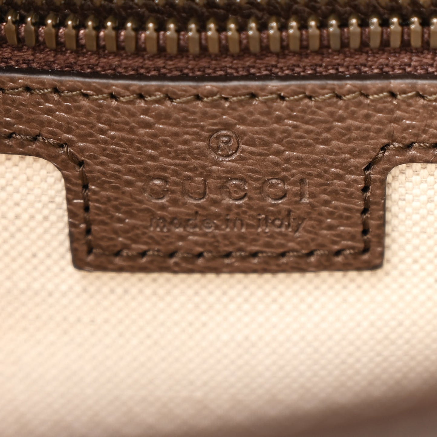 GG Supreme Monogram Web Small Ophidia Messenger Bag Brown