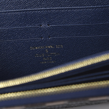 Louis Vuitton Damier Paillettes Zippy Wallet Blue 6 of 7