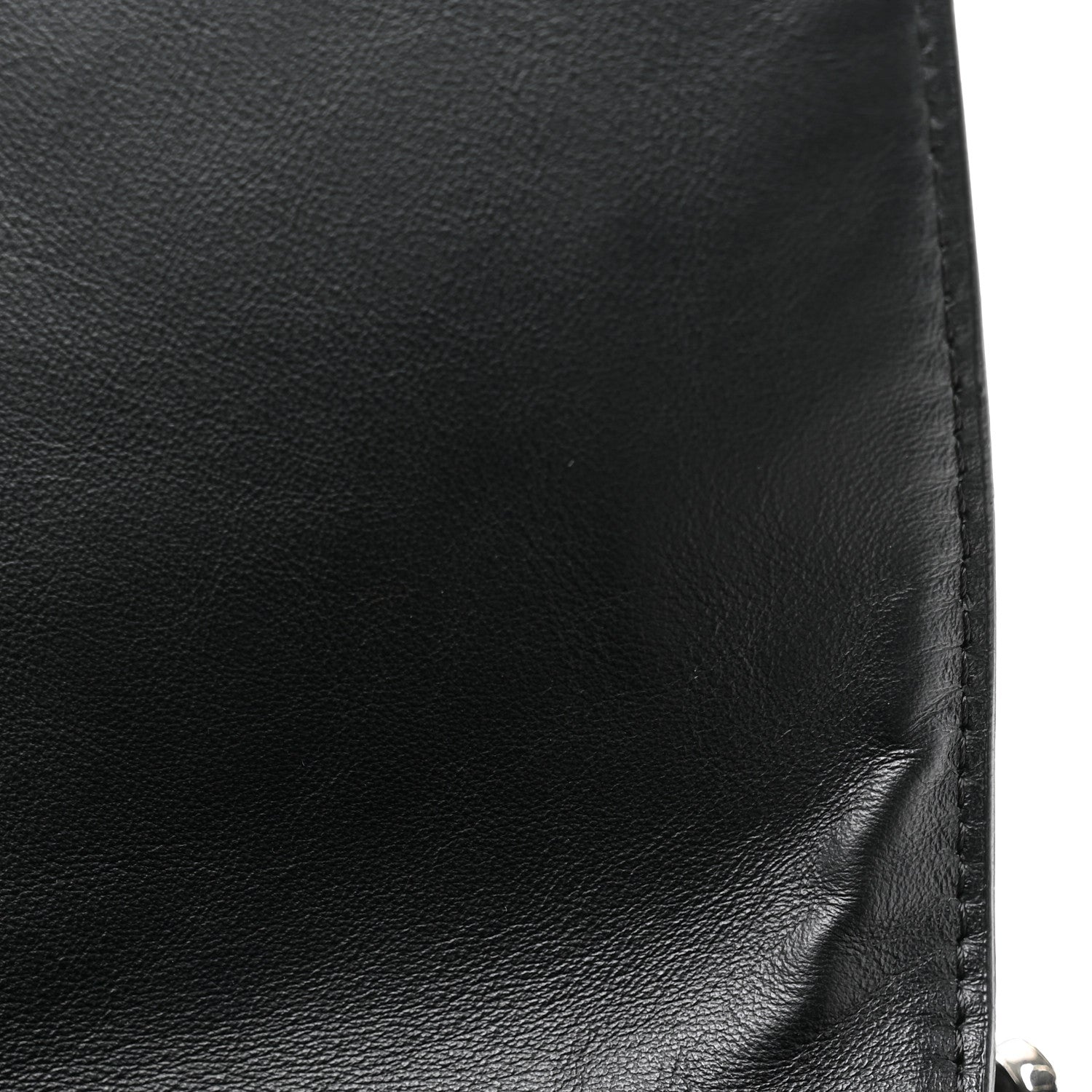 Fendi Cuoio Romano Selleria Large Convertible Baguette  Black 12 of 12
