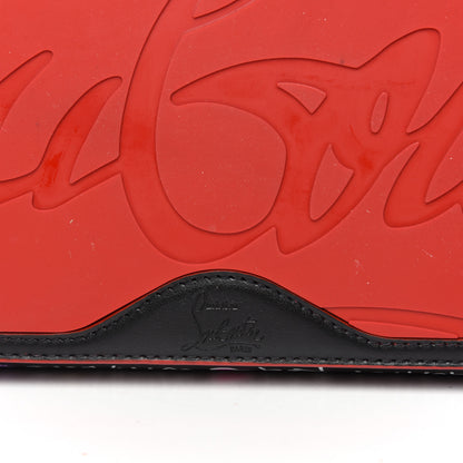 Christian Louboutin Calfskin Beautiful Red East West Cabata Tote Black Multicolor 9 of 10