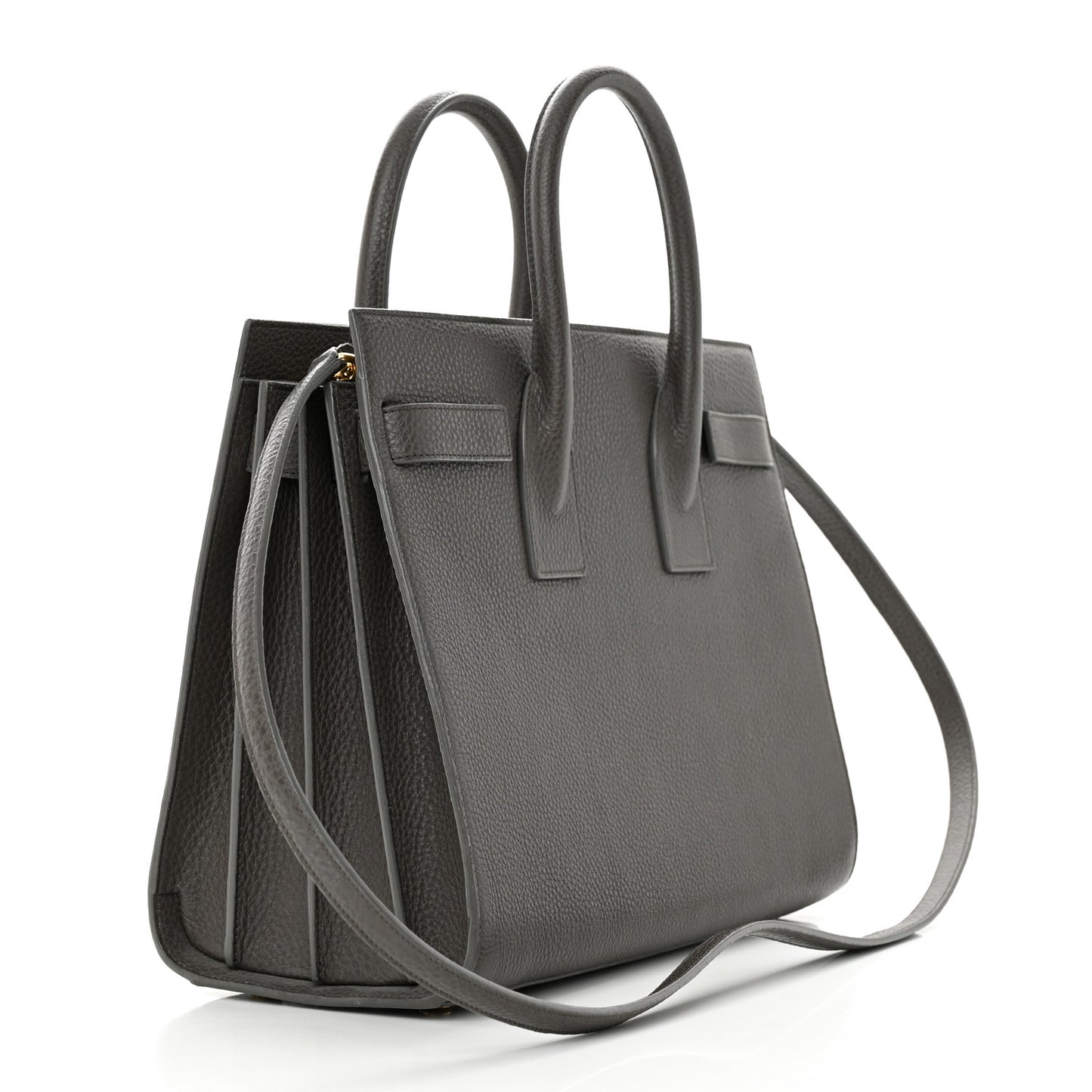 Grained Calfskin Small Sac De Jour Charcoal