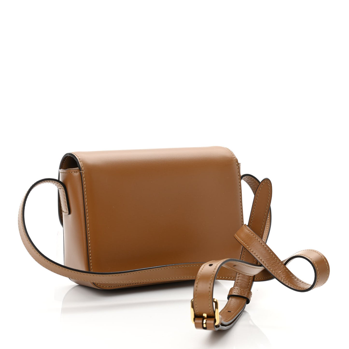 Shiny Calfskin Nano Triomphe Tan