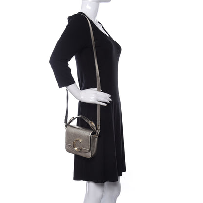 Chloe Calfskin Sued Mini C Bag Gold 2 of 9