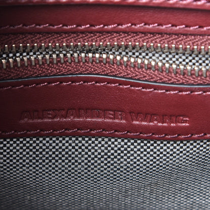 Alexander Wang Calfskin Mini Attica Chain Crossbody Beet 8 of 9