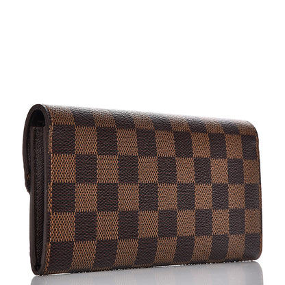 Louis Vuitton Damier Ebene Emilie Wallet 3 of 8
