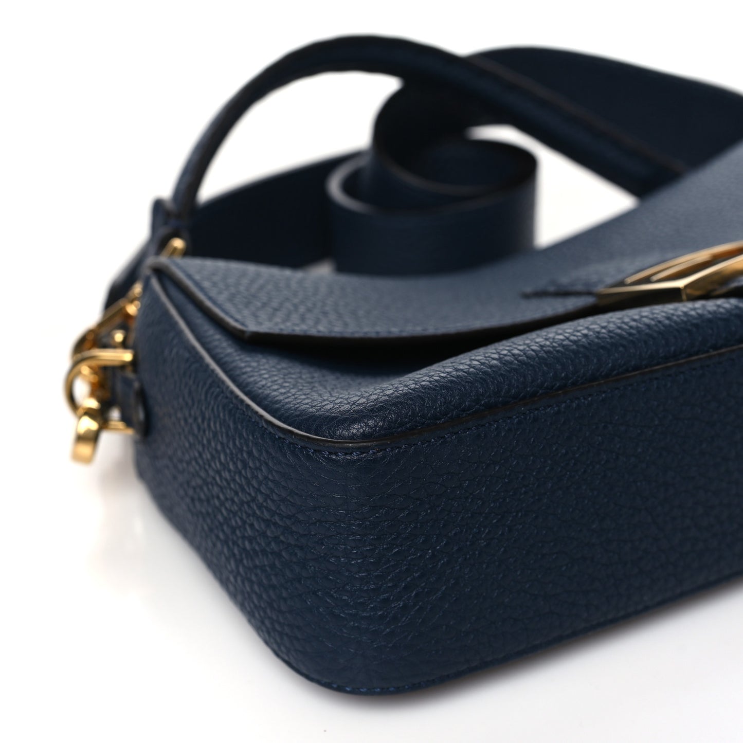 Cuoio Romano Selleria Baguette Dark Blue
