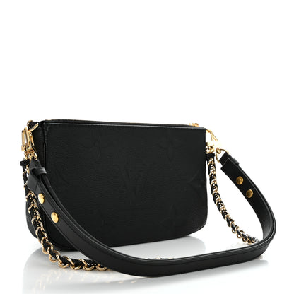 Louis Vuitton Empreinte Monogram Giant Multi Pochette Accessories Black 2 of 12