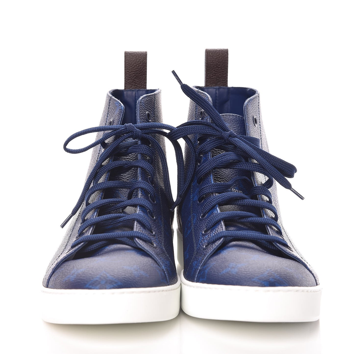 Monogram Match Up Sneakers 7.5 Pacific Blue