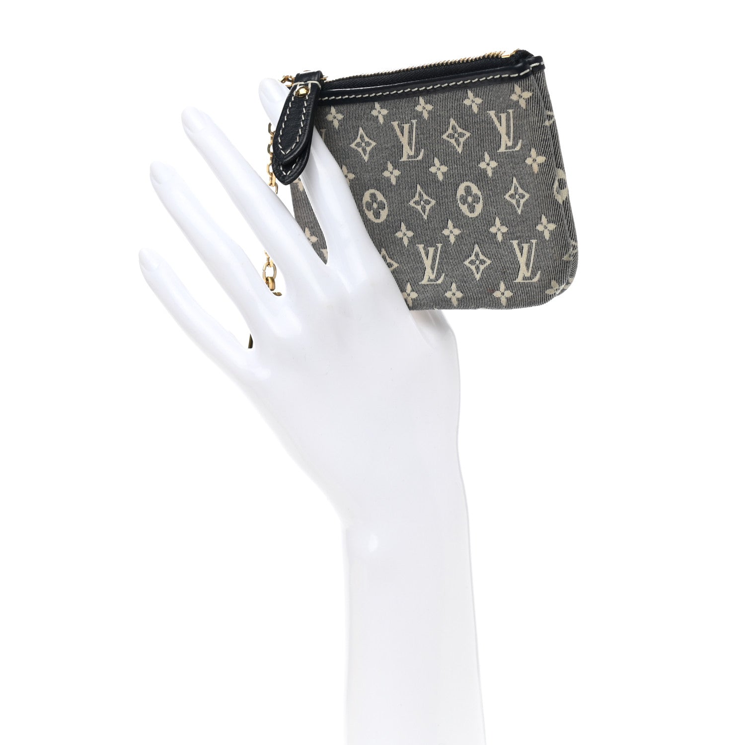 Louis Vuitton Monogram Idylle Key Pouch Encre 2 of 7