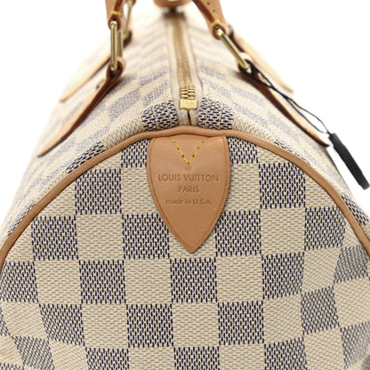 Louis Vuitton Damier Azur Speedy 30 6 of 10
