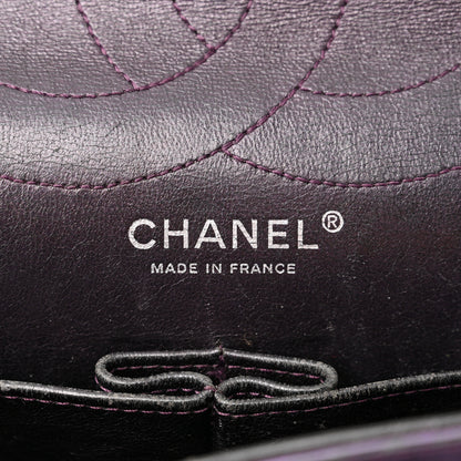 Chanel Metallic Aged Calfskin Quilted 2.55 Reissue 227 Flap Purple 6 of 23