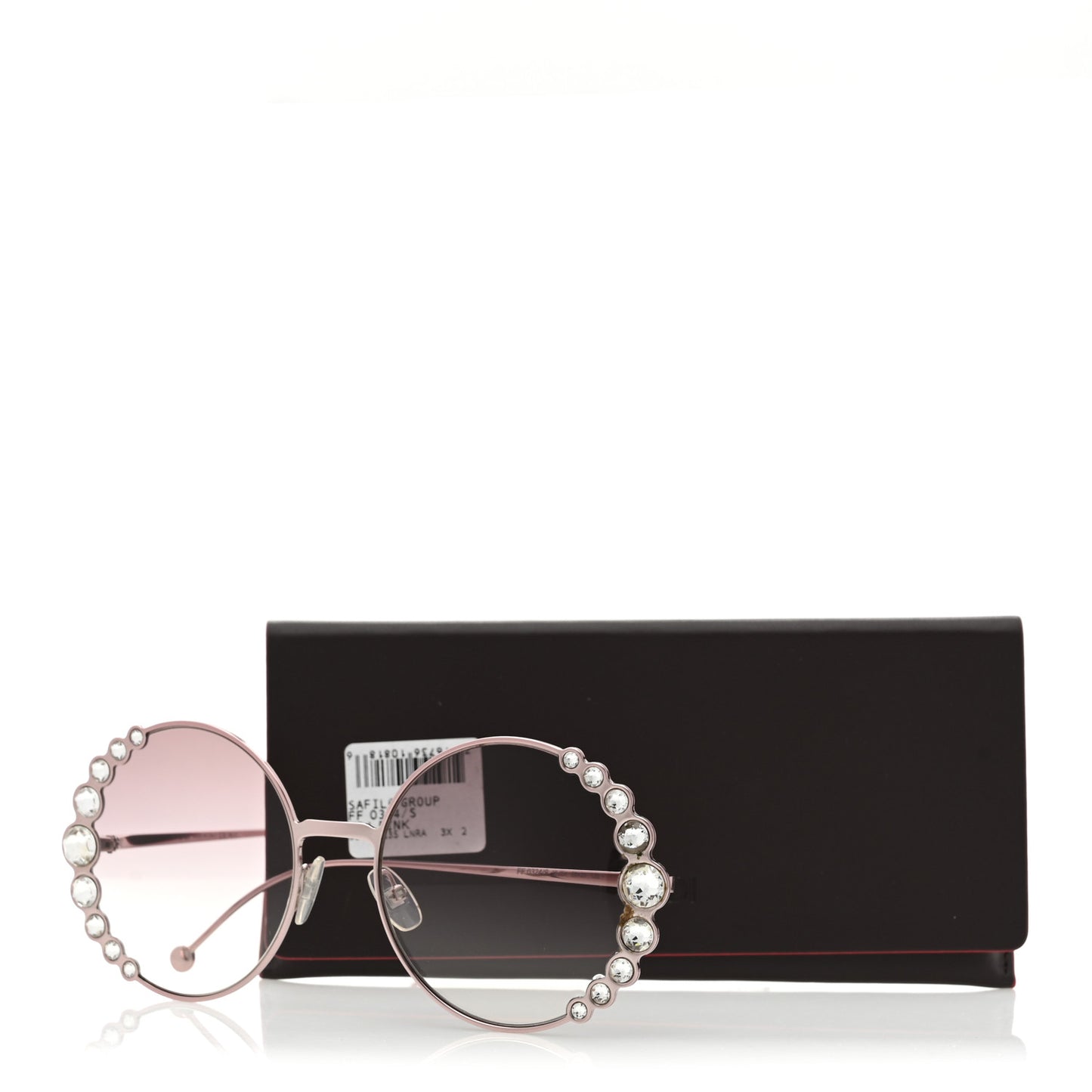 Crystal Round Sunglasses FF0324/S Rose