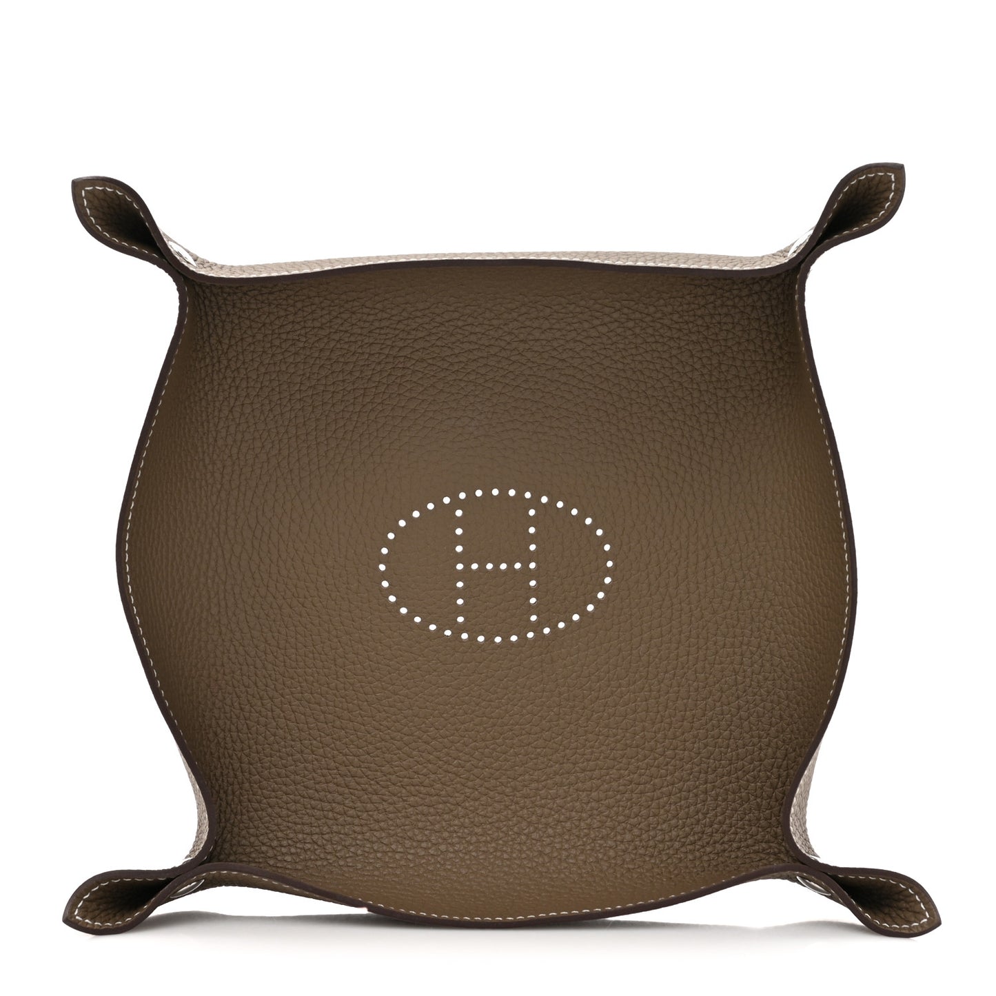 Taurillon Clemence Mises et Relances Change Tray Etoupe