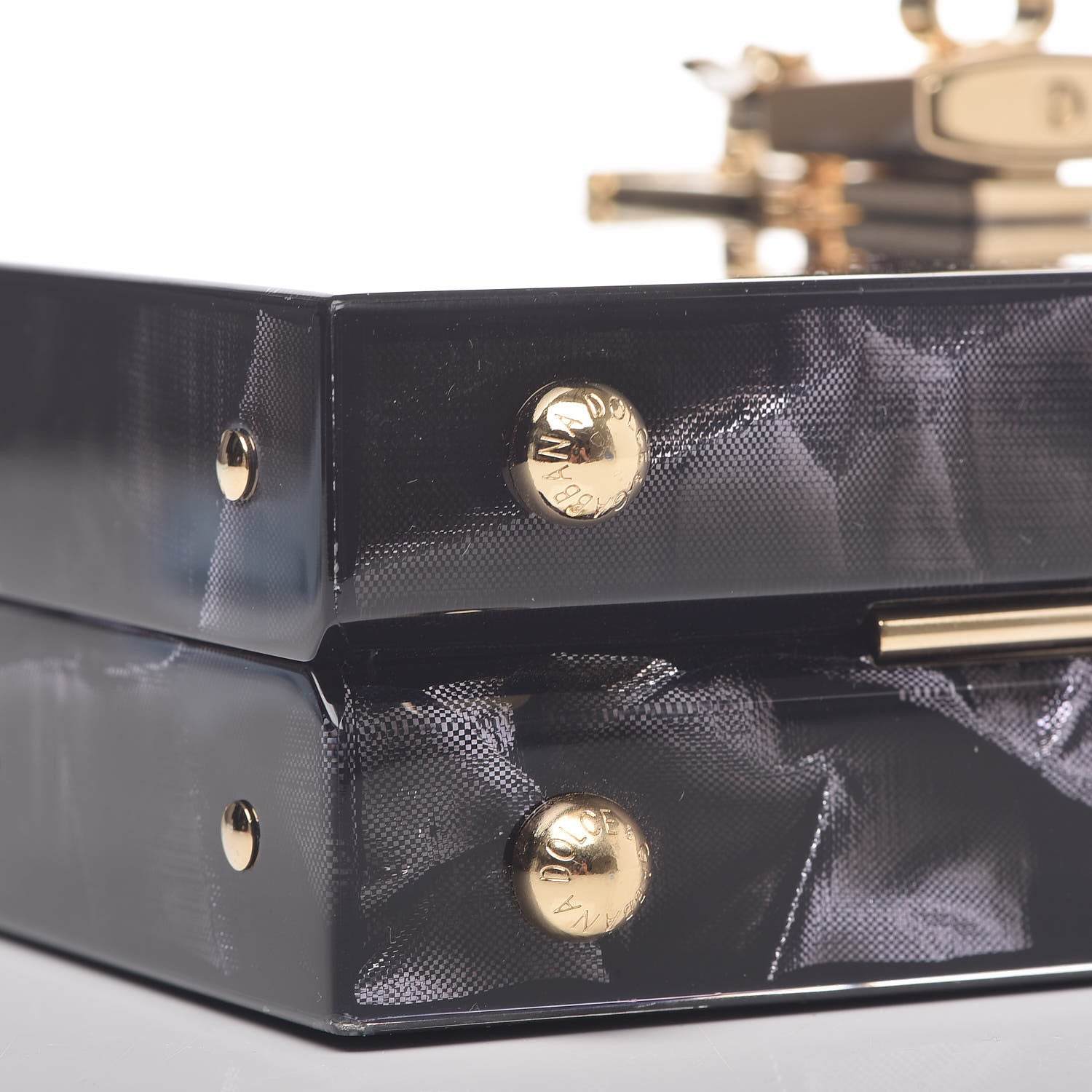 Dolce & Gabbana Plexiglass Dolce Box Clutch 6 of 9