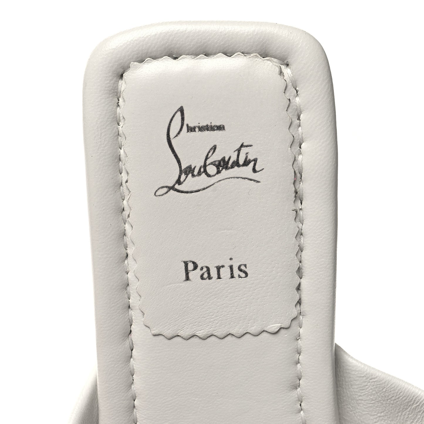 Calfskin Miss Spika Club Sandals 37 White