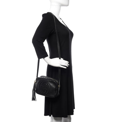 Gucci Pebbled Calfskin Small Soho Disco Bag Black 2 of 10